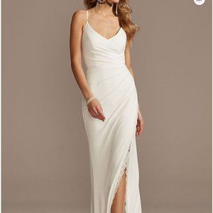 Beautiful white wedding dress